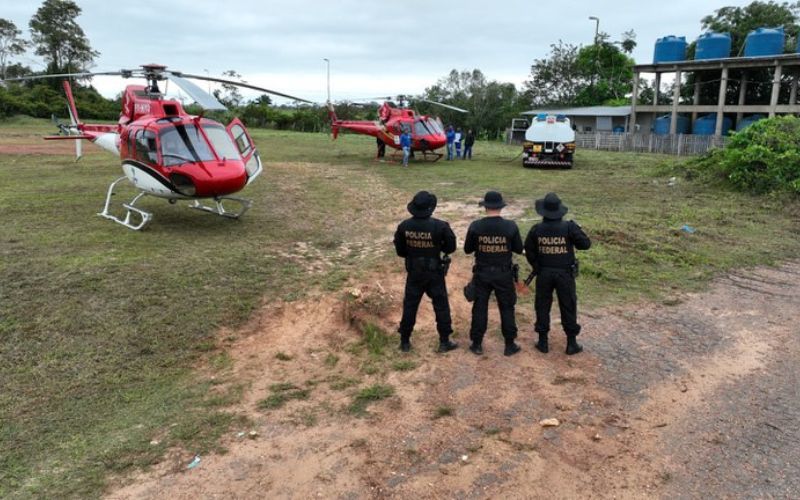 PF e ICMBio fazem operação contra crimes ambientais no Amazonas