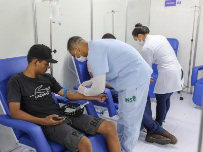 Tendas de acolhimento fecharam domingo com mais de 1,4 mil atendimentos