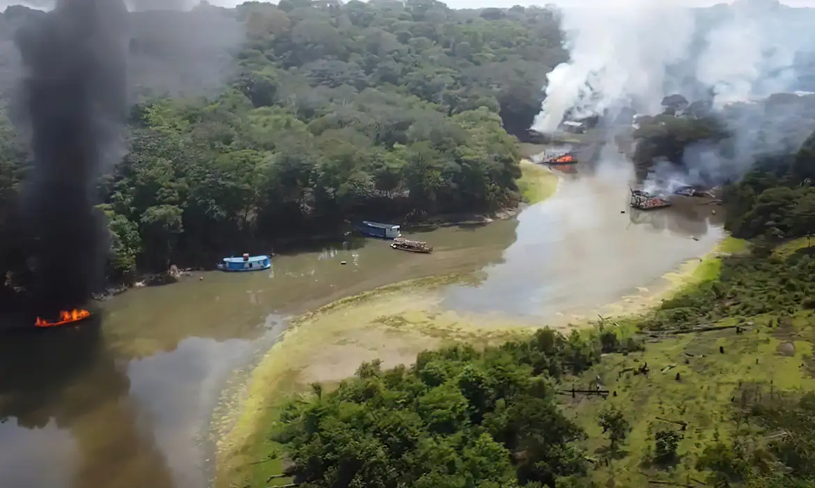 Foto: (Divulgação/PF) Universidades amazônicas vão estudar contaminação por mercúrio