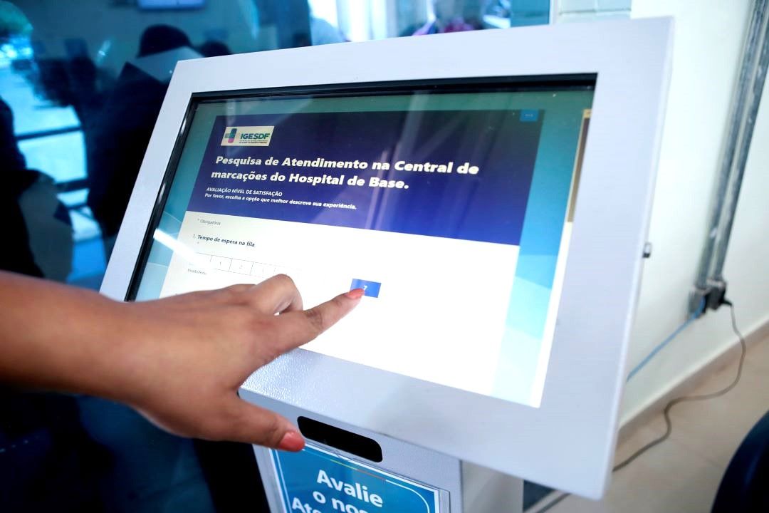 Na pesquisa de satisfação, o HBDF está classificado como uma instituição de qualidade, porém com espaço para melhorias | Foto: Davidyson Damasceno/ IgesDF
Central de Marcação do Hospital de Base tem 76% de aprovação em pesquisa de satisfação