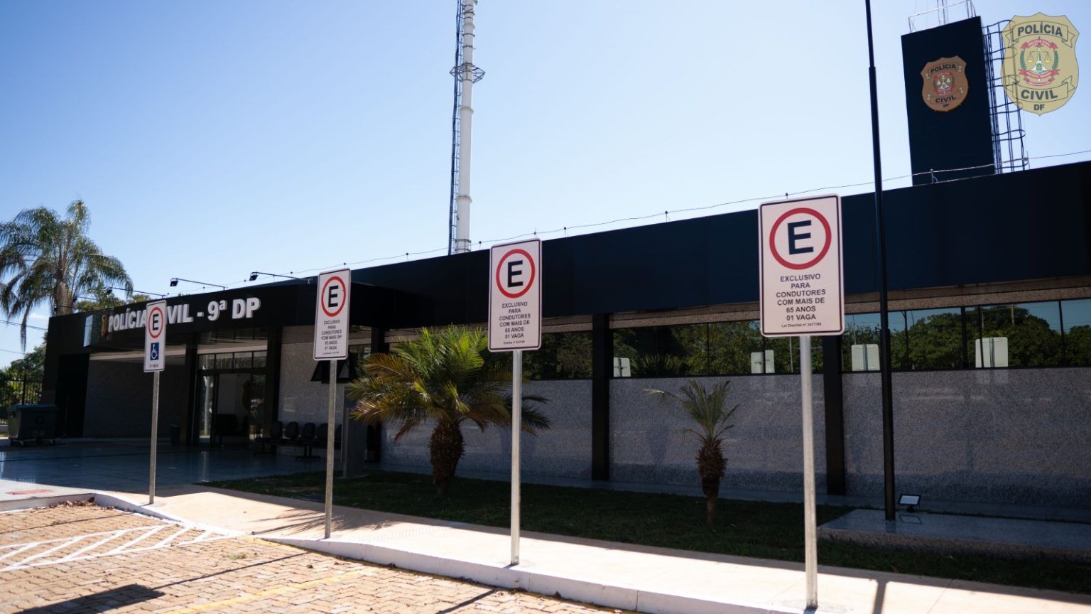 Reformas incluem a instalação de vagas operacionais para viaturas, o que reduz o tempo de atendimento a demandas | Foto: Divulgação/PCDF
Lago Norte terá 9ª Delegacia de Polícia totalmente reformada