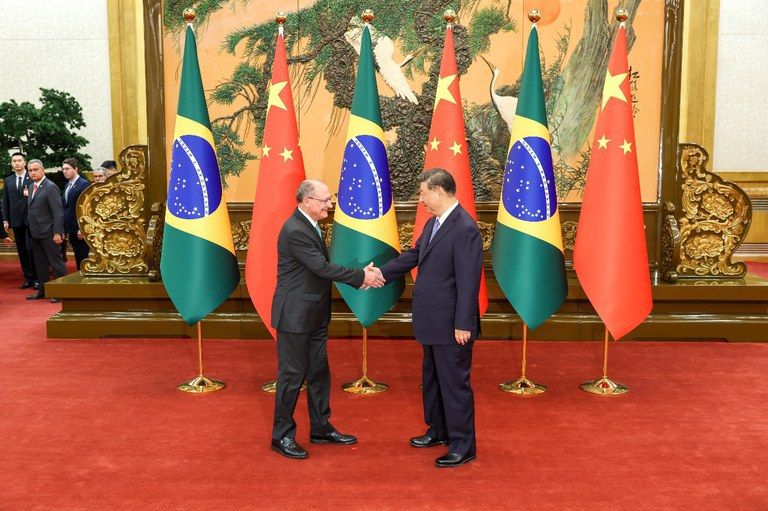 Alckmin e Xi Jinping encerram agenda diplomática, em Pequim/Foto:Divulgação/MDIC Missão oficial à China traz projetos e mais de R$ 24 bi em créditos para o Brasil