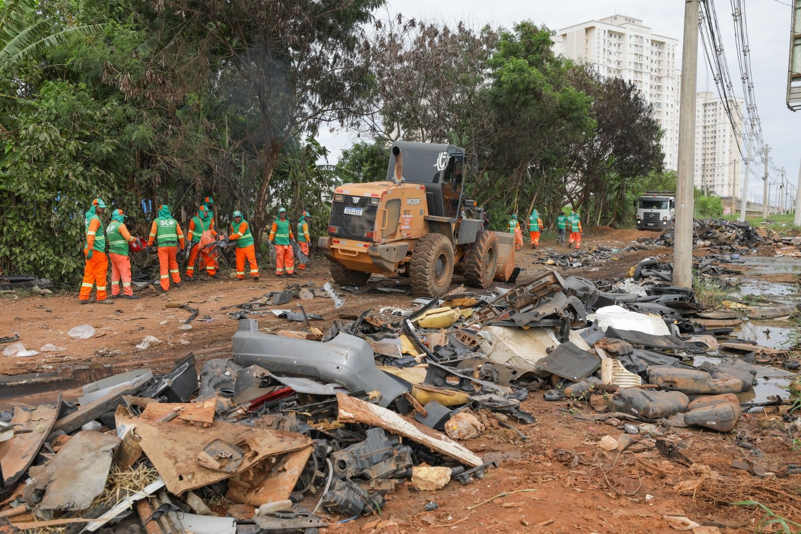 Quando chega à URE, o resto de obra é transformado em areia, brita e rachão | Fotos: Tony Oliveira/ Agência Brasília
SLU já recolheu mais de 390 mil toneladas de entulho este ano