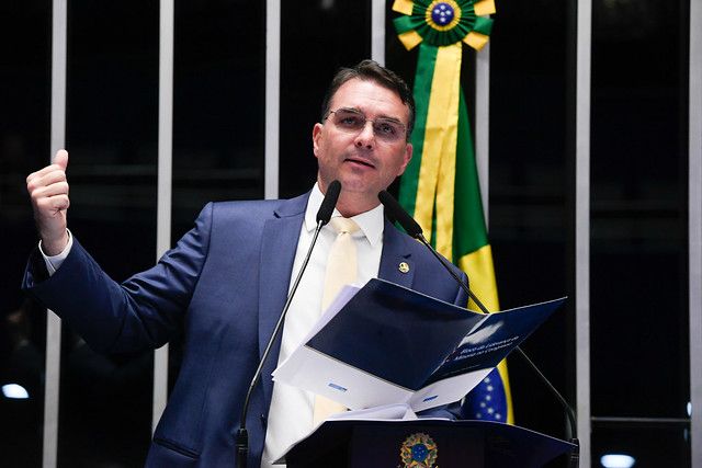 Foto: Jefferson Rudy/Agência Senado Flávio Bolsonaro pede impeachment de Alexandre de Moraes