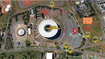 A partir das 13h, as equipes do Detran-DF atuarão no controle de tráfego nas imediações do Estádio Mané Garrincha Foto: (Divulgação/Detran-DF)