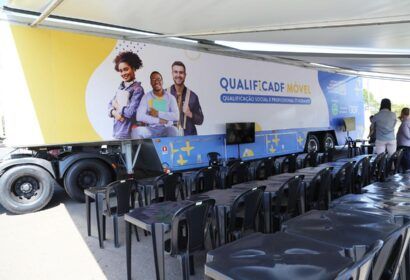 As aulas do QualificaDF Móvel começam na próxima sexta (1º) e serão oferecidas no Varjão, Fercal, Santa Maria e Estrutural Foto: (Divulgação/Sedet-DF)