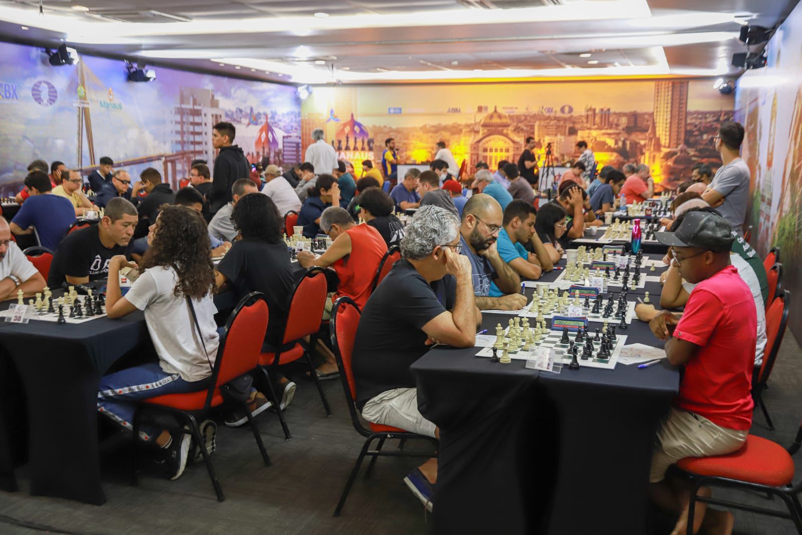 Manaus Chess Open e Campeonato Brasileiro de Xadrez iniciam nesta quinta-feira