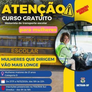 Arte: (Divulgação/Detran-DF)