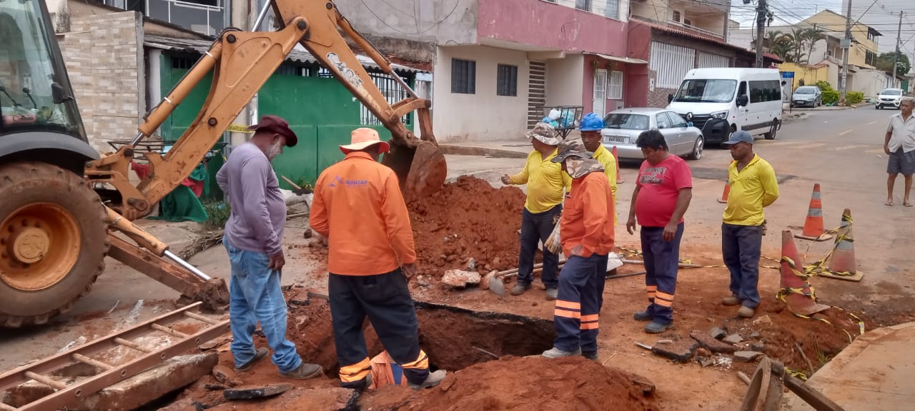 Via na QN 1 do Riacho Fundo passa por intervenção emergencial