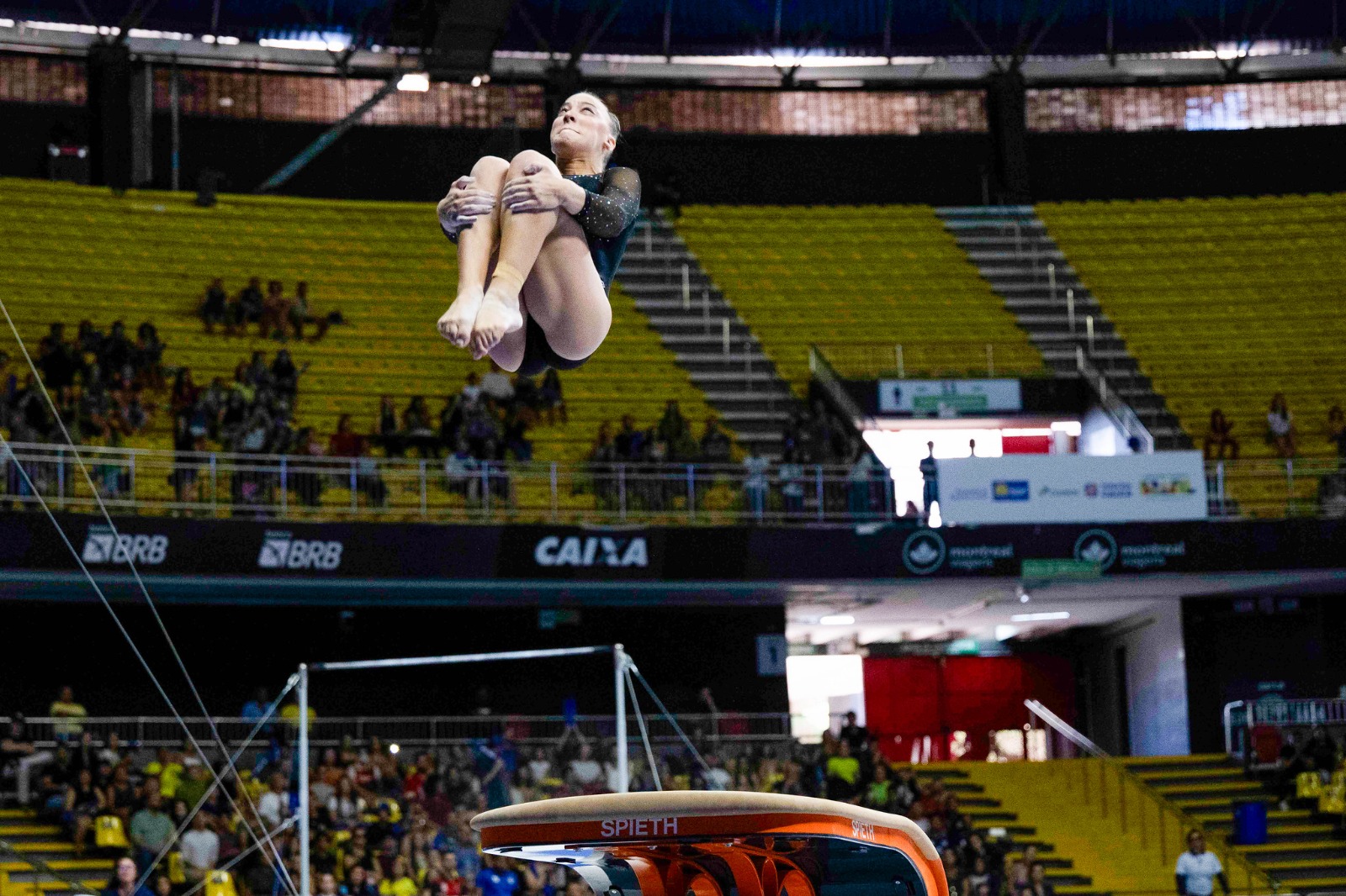 A competição ocorre nos dias 31 de maio e 1º de junho no Colégio Marista, na 609 Sul | Foto: MeloGym/CBG
Copa Brasília de Ginástica 2025 reúne milhares de atletas e recebe Jade Barbosa e Arthur Zanetti