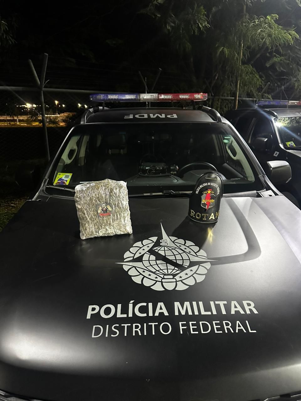 Foto( Divulgação/PMDF) Homem é preso por tráfico interestadual de drogas