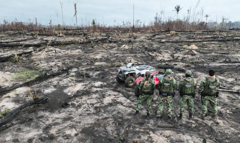 Foto: (Polícia Federal/Divulgação)
PF lança ação integrada contra queimadas e crimes ambientais