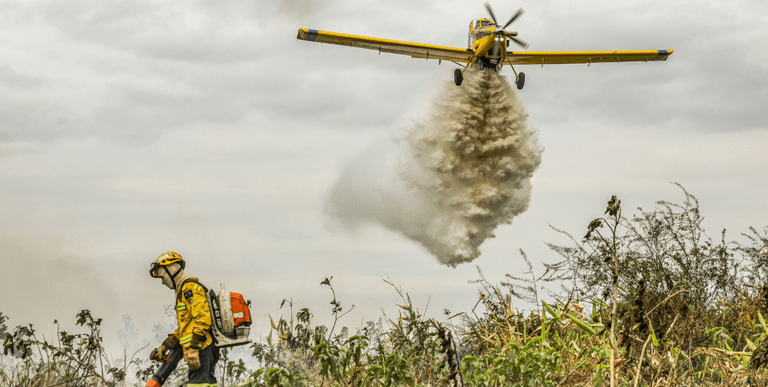 Foto: (Marcelo Camargo/Agência Brasil)
Combate a incêndios no Cerrado e Pantanal poderão ser financiadas pelo Fundo Amazônia