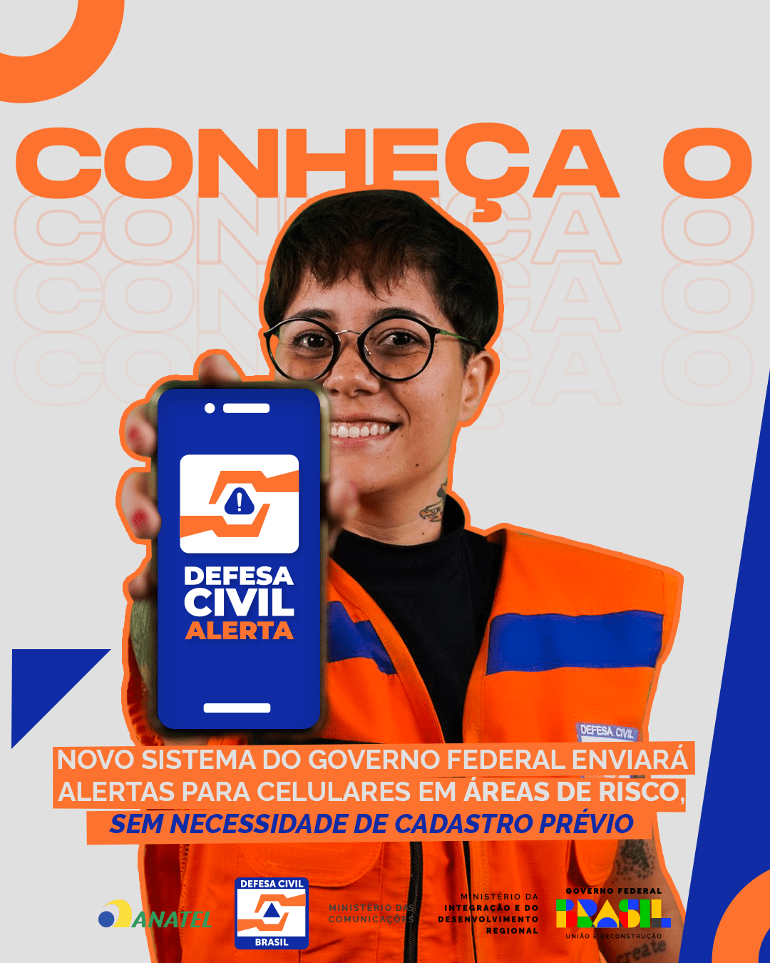 Novo sistema de alertas da Defesa Civil será testado no DF no próximo sábado (27)